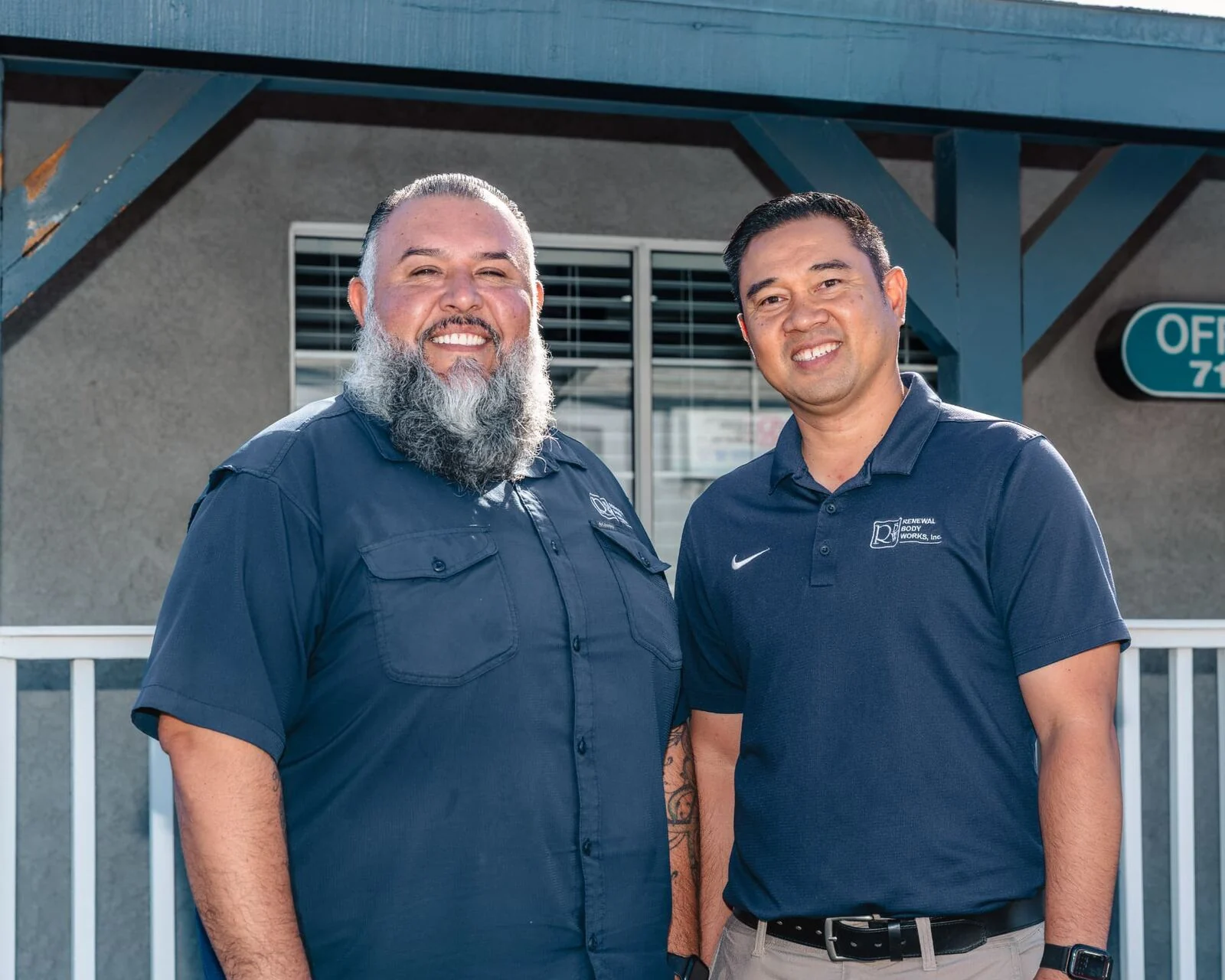 Renewal Body Works estimators outside the Clovis office